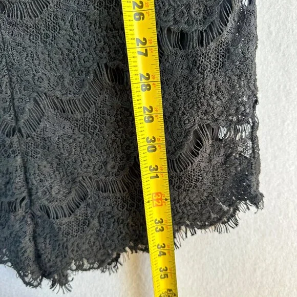 NWT Free People Intimately Dress Womens Small Black Lace Goth Chic Fairy Grunge - Picture 7 of 12